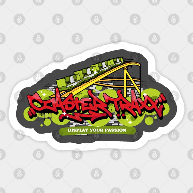 Graffiti style coaster Sticker by COASTER TRAXX MERCH